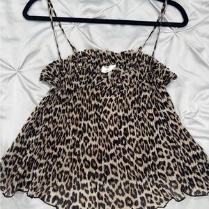 Leopard Print Women's Top